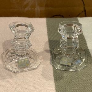 Pair of Mikasa candle holders